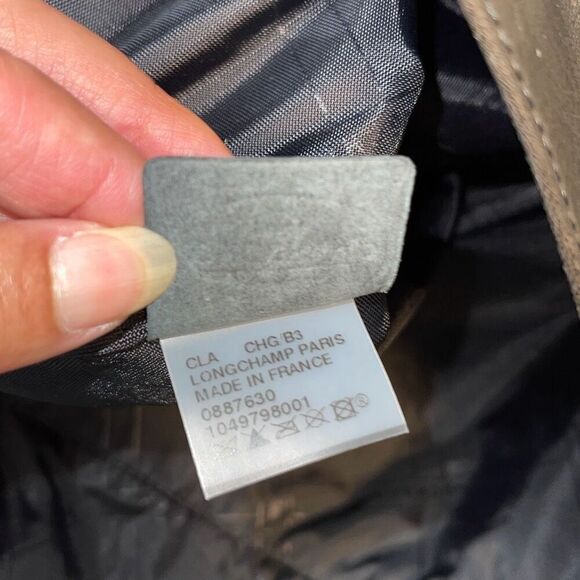 Longchamp Womens Medium Chocolate Leather Shoulder Sling Crossbody Messenger Bag - Picture 8 of 10